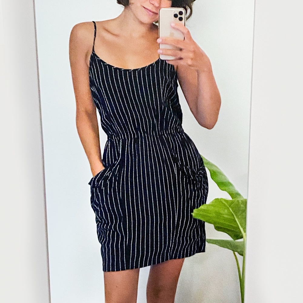 Nautical Striped Dress with Pockets